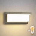 Brilagi - ściemnialny zewnętrzny kinkiet LED BRICKY 1xE27/6W/230V 2700-6500K IP54 szary