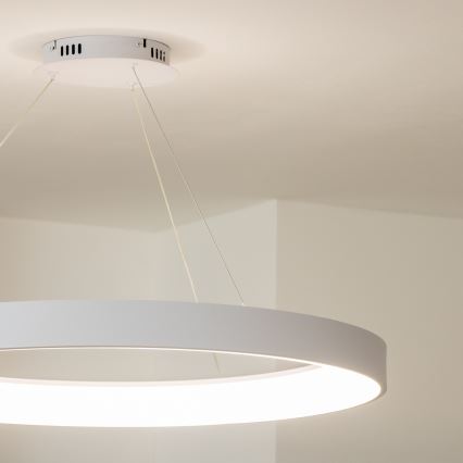 Brilagi - ściemnialna lampa wisząca na linkach FALCON II LED/108W/230V 3000-6500K śr. 80 cm biała + zdalne sterowanie