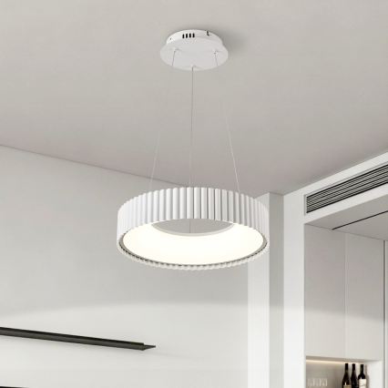 Brilagi - LED ściemnialny żyrandol wiszący na linkach FALCON MODERN LED/30W/230V 3000-6000K ø 40 cm biały + zdalne sterowanie