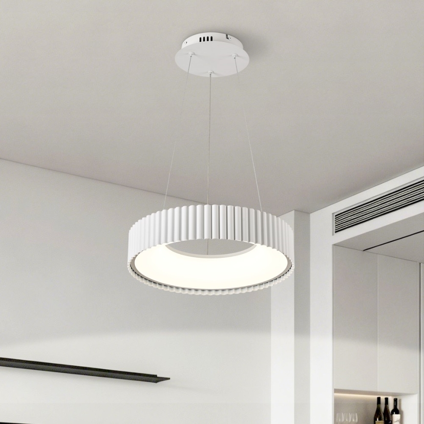 Brilagi - LED ściemnialny żyrandol wiszący na linkach FALCON MODERN LED/30W/230V 3000-6000K ø 40 cm biały + zdalne sterowanie