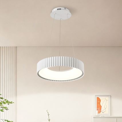 Brilagi - LED ściemnialny żyrandol wiszący na linkach FALCON MODERN LED/30W/230V 3000-6000K ø 40 cm biały + zdalne sterowanie