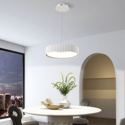 Brilagi - LED ściemnialny żyrandol wiszący na linkach FALCON MODERN LED/30W/230V 3000-6000K ø 40 cm biały + zdalne sterowanie