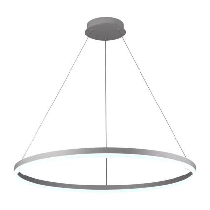Brilagi - Ściemnialny żyrandol LED na lince CIRCLE LED/55W/230V 3000-6500K średnica 80 cm biały + pilot zdalnego sterowania