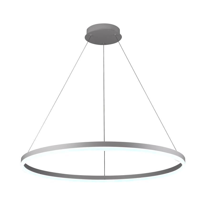 Brilagi - Ściemnialny żyrandol LED na lince CIRCLE LED/55W/230V 3000-6500K średnica 80 cm biały + pilot zdalnego sterowania