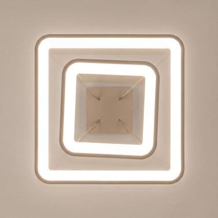 BRILAGI - LED ściemnialna lampa wisząca na lince FALCON SLIM LED/78W/230V 3000-6500K 50x50 cm beżowa + pilot zdalnego sterowania