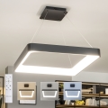 BRILAGI - ściemnialny żyrandol LED na linkach FALCON II LED/125W/230V 3000-6500K 60x60 cm czarny + pilot zdalnego sterowania