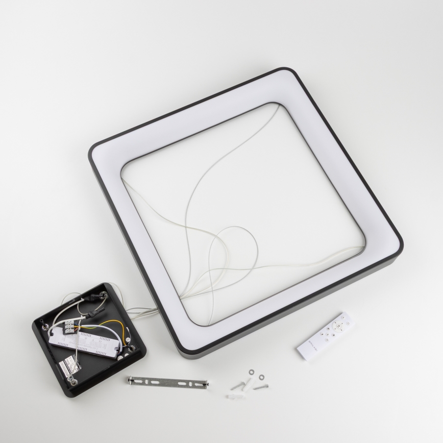 Brilagi - ściemnialny żyrandol LED na linkach FALCON II LED/125W/230V 3000-6500K 60x60 cm czarny + pilot zdalnego sterowania