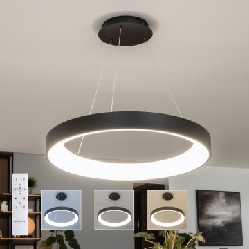 Brilagi - Ściemnialny żyrandol LED na linkach FALCON II LED/99W/230V 3000-6500K średnica 60 cm czarny + pilot zdalnego sterowania