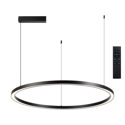 Brilagi - LED ściemnialny żyrandol na lince PORTOFINO LED/98W/230V 3000-6000K czarny + pilot zdalnego sterowania