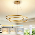 BRILAGI - ściemnialny żyrandol LED na linkach TWISTER LED/75W/230V 3000-6000K śr. 70 cm złoty + pilot zdalnego sterowania
