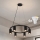 Brilagi - ściemnialny żyrandol LED RGBW na lince SELE 6xGU10/6,5W/230V 2700-6500K czarny + pilot zdalnego sterowania