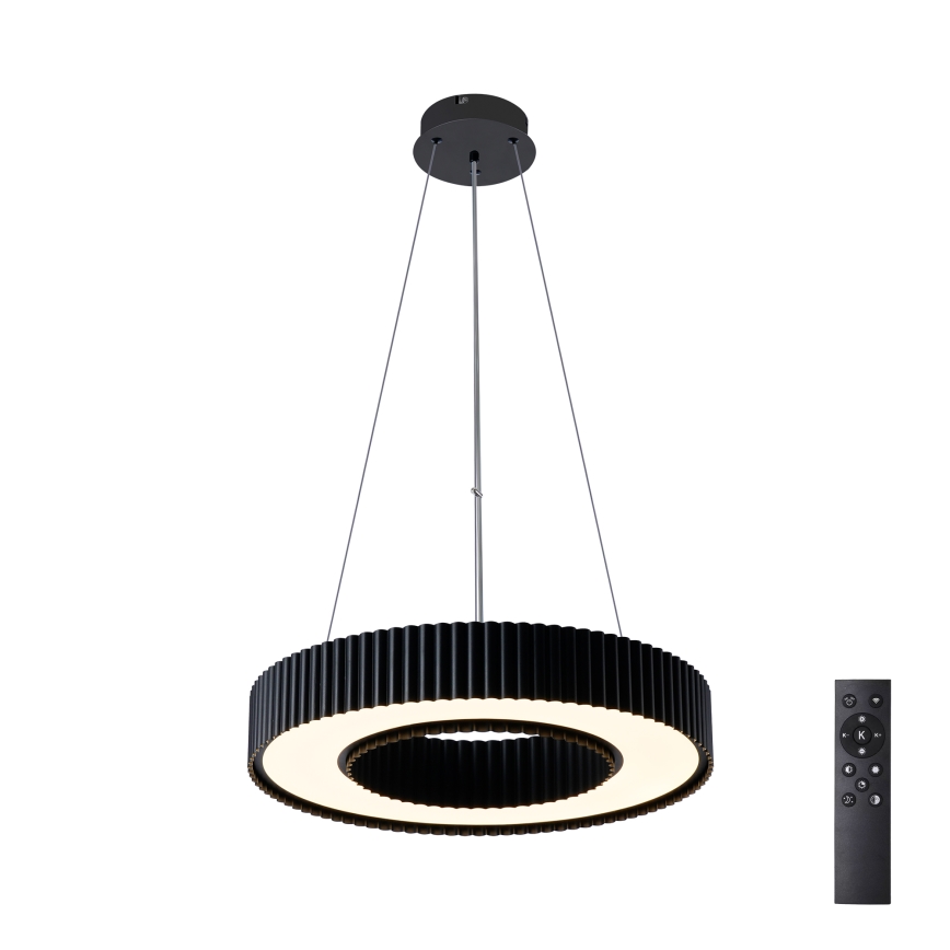 Brilagi - LED ściemnialny żyrandol na lince LUMIX LED/48W/230V 3000-6000K czarny śr. 50 cm + pilot zdalnego sterowania