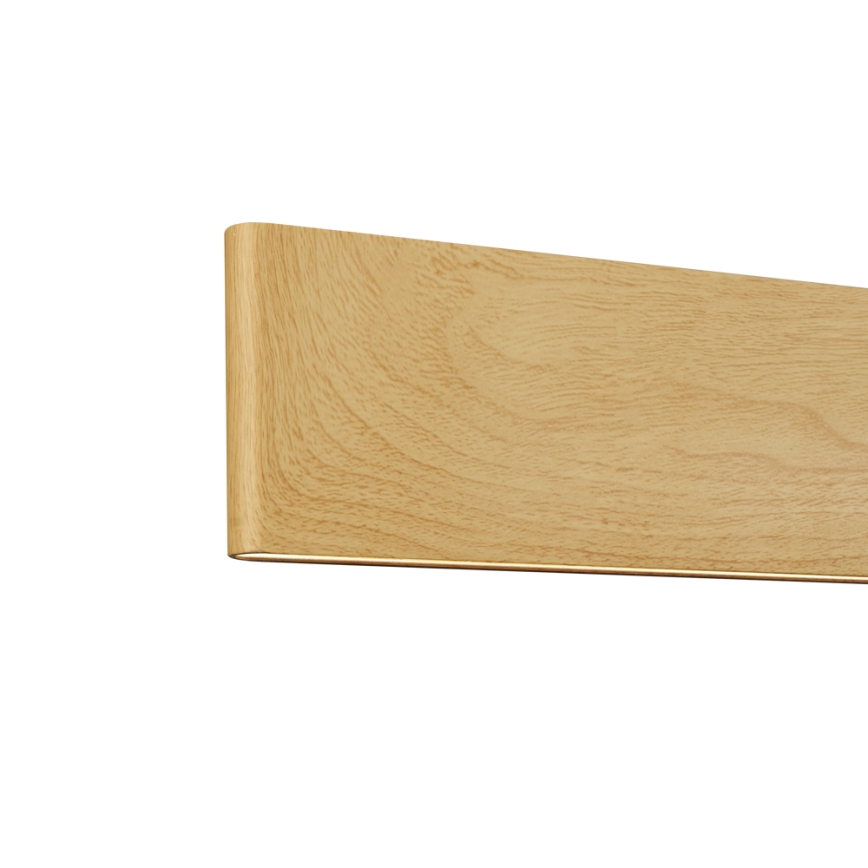 Brilagi - LED ściemnialny żyrandol na linkach SLIMLINE LED/40W/230V 3000-6000K dekor dębu + pilot zdalnego sterowania