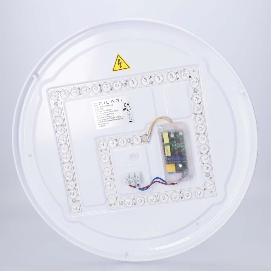 Brilagi - ściemnialna oprawa sufitowa LED JAMIS LED/48W/230V 3000-6500K śr. 39 cm czarna + pilot zdalnego sterowania