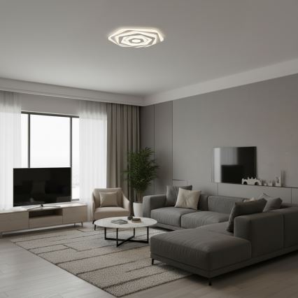 Brilagi - Lampa sufitowa LED z możliwością ściemniania MODERN LED/85W/230V 3000-6000K średnica 53 cm + zdalne sterowanie