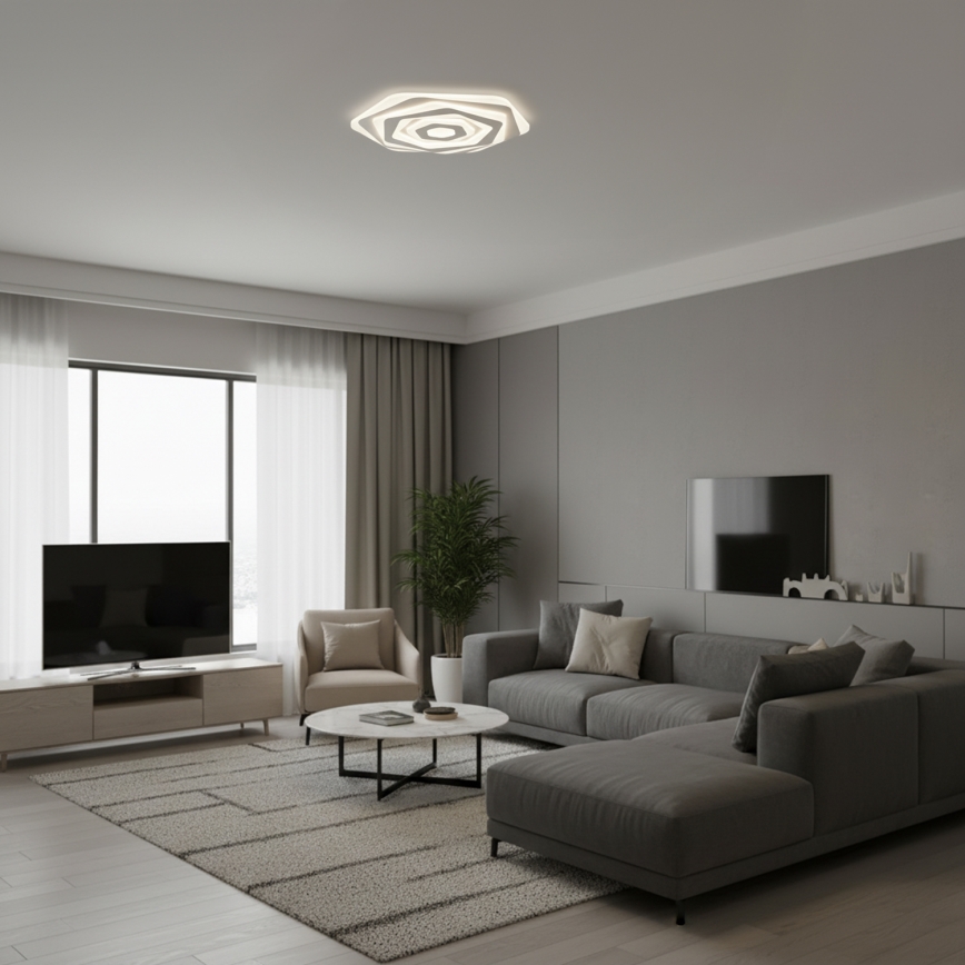 Brilagi - Lampa sufitowa LED z możliwością ściemniania MODERN LED/85W/230V 3000-6000K średnica 53 cm + zdalne sterowanie