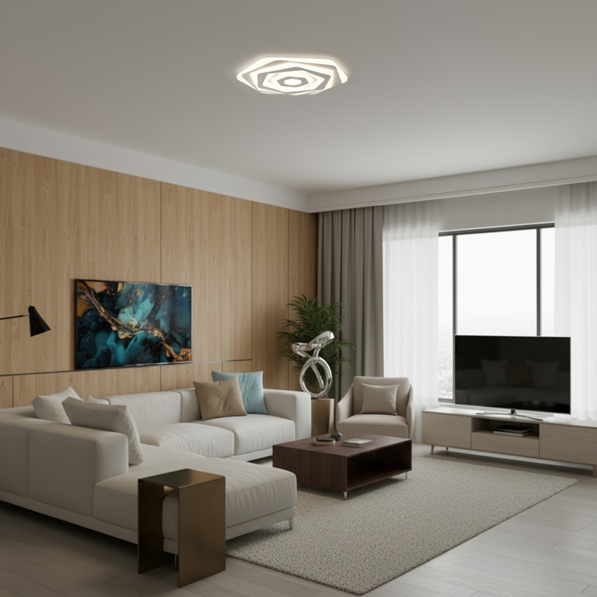Brilagi - Lampa sufitowa LED z możliwością ściemniania MODERN LED/85W/230V 3000-6000K średnica 53 cm + zdalne sterowanie