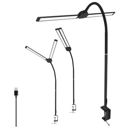 Brilagi - ściemniana lampka biurkowa LED USB VARIO LED/14W/5V 3000-6000K czarna