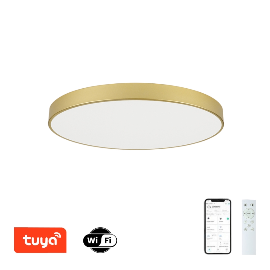 Brilagi - ściemnialna lampa sufitowa POOL SMART LED/100W/230V 3000-6000K 80 cm złota Wi-Fi Tuya + zdalne sterowanie