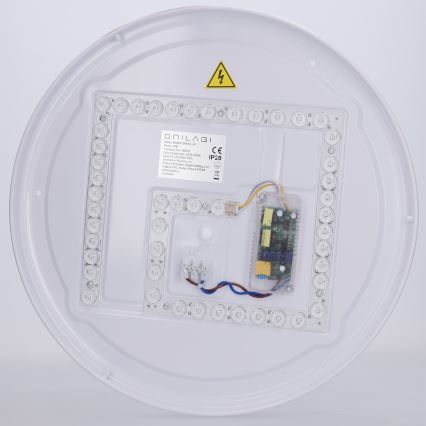 Brilagi - Ściemnialna lampa sufitowa LED COCI LED/48W/230V 3000-6500K śr. 39 cm dekor drewna/czarny + zdalne sterowanie