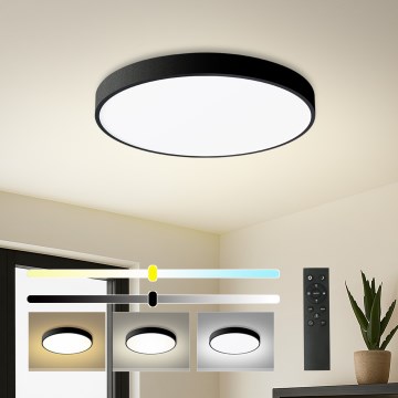 Brilagi - Ściemniana oprawa sufitowa LED POOL SMART LED/48W/230V 40 cm 3000-6000K Wi-Fi Tuya + pilot zdalnego sterowania czarna