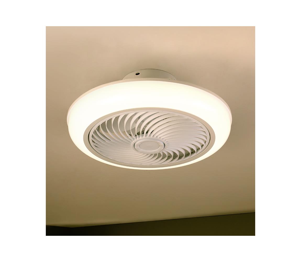 Brilagi - Ściemniane oświetlenie z wentylatorem LED/30W/230V 3000-6500K białe + pilot