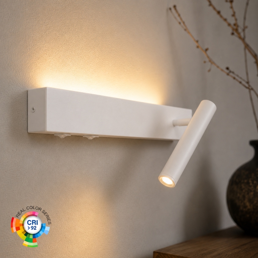 BRILAGI - Ścienna oprawa punktowa ARLIX LED/3W/230V + LED/7W biała CRI 90