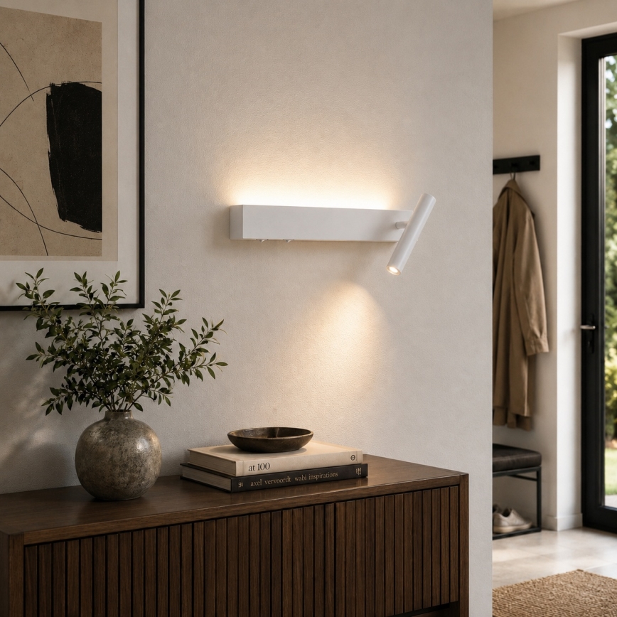 BRILAGI - Ścienna oprawa punktowa ARLIX LED/3W/230V + LED/7W biała CRI 90