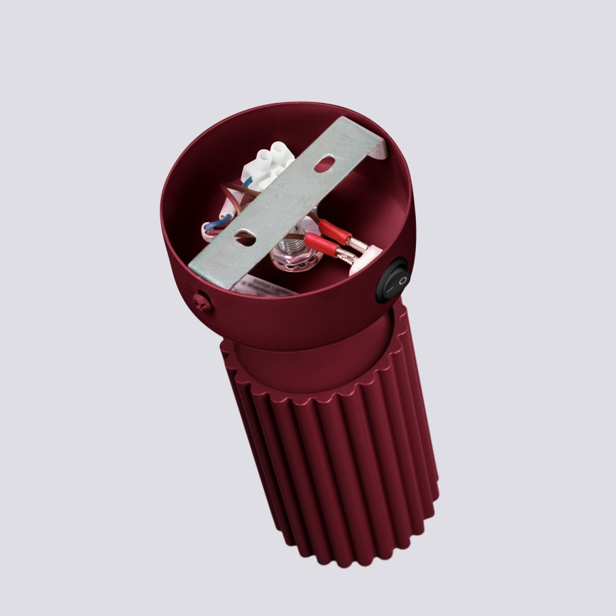 Brilagi - Ścienna oprawa punktowa CRESTO 1xGU10/10W/230V bordowa