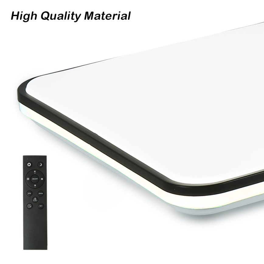 Brilagi - Ściemnialna oprawa sufitowa LED SMART/36W/230V 53x53 cm 3000-6000K Wi-Fi Tuya Beacon + pilot zdalnego sterowania