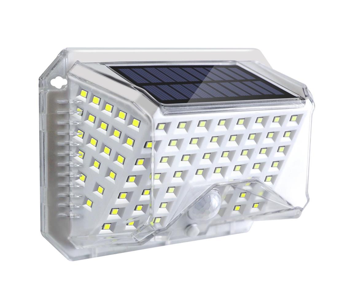 Brilagi-Solarna lampa ścienna LED z czujnikiem WALLIE LED/4W/5,5V srebrna