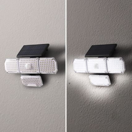 Brilagi - Solarna lampa ścienna LED z czujnikiem WALLIE LED/5W/5,5V IP65