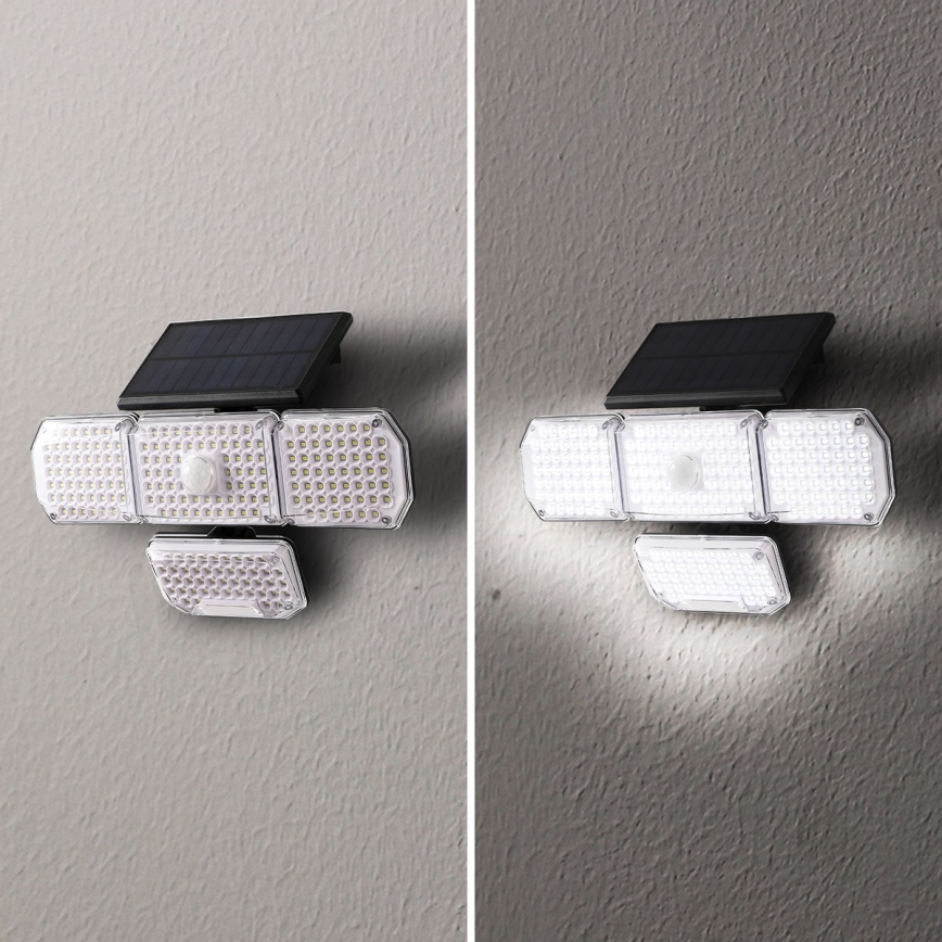 Brilagi - Solarna lampa ścienna LED z czujnikiem WALLIE LED/5W/5,5V IP65