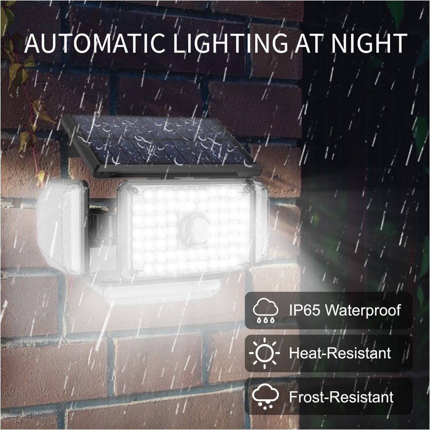 Brilagi - Solarna lampa ścienna LED z czujnikiem WALLIE LED/5W/5,5V IP65