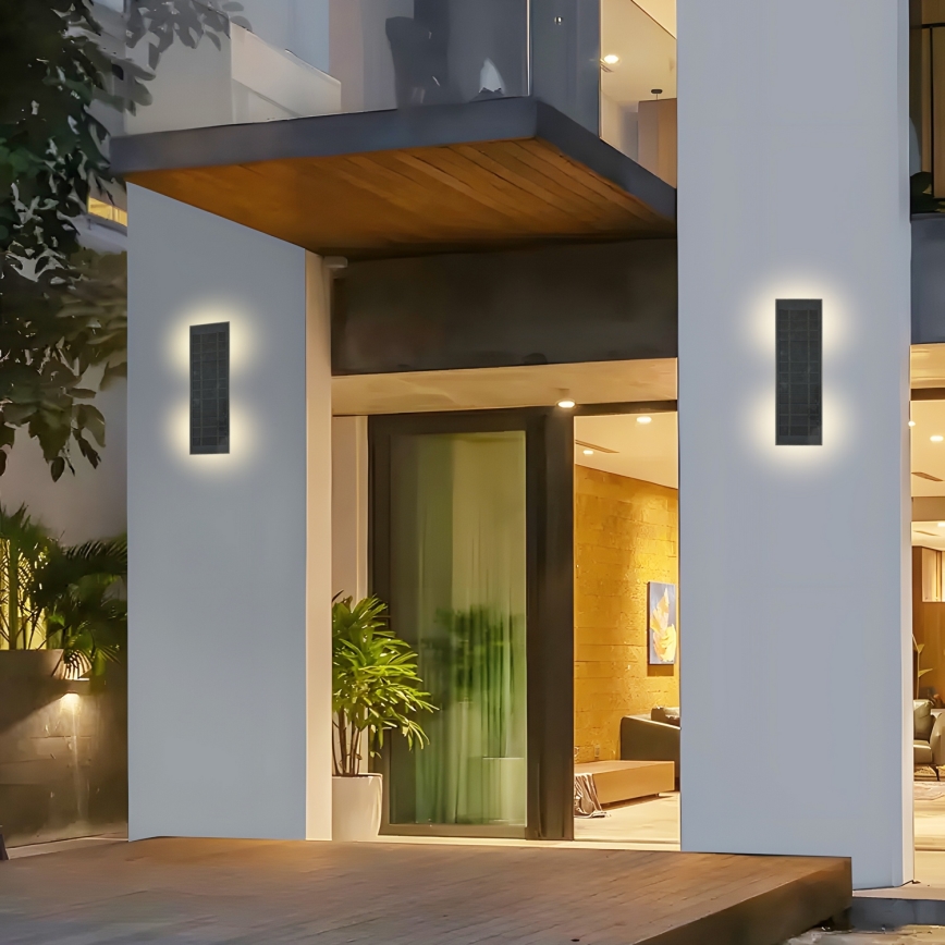 Brilagi - LED ściemnialny solarny kinkiet ścienny SUN LED/2,5W/230V 30 cm 2000 mAh IP44