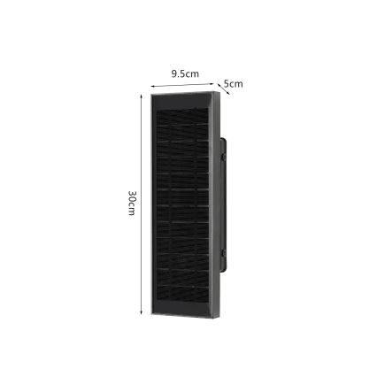 BRILAGI - ściemnialny kinkiet solarny LED SUN, 2,5 W / 3,7 V, 30 cm, 2000 mAh, IP44