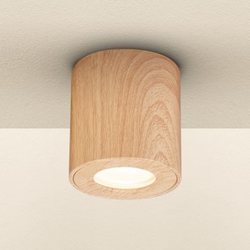 Brilagi - Spot łazienkowy MIA 1xGU10/30W/230V 84x80 matowy dekor dębu IP44