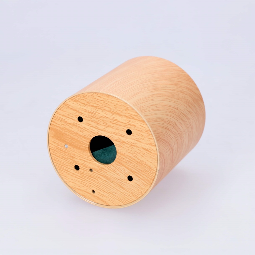 BRILAGI - Spot łazienkowy MIA 1xGU10/30W/230V 84x80 matowy dekor dębu IP44
