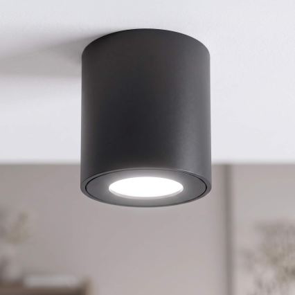 BRILAGI - Spot łazienkowy MIA 1xGU10/30W/230V 84x80 mm czarny IP54