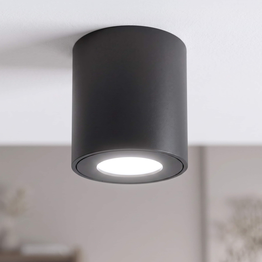 BRILAGI - Spot łazienkowy MIA 1xGU10/30W/230V 84x80 mm czarny IP54