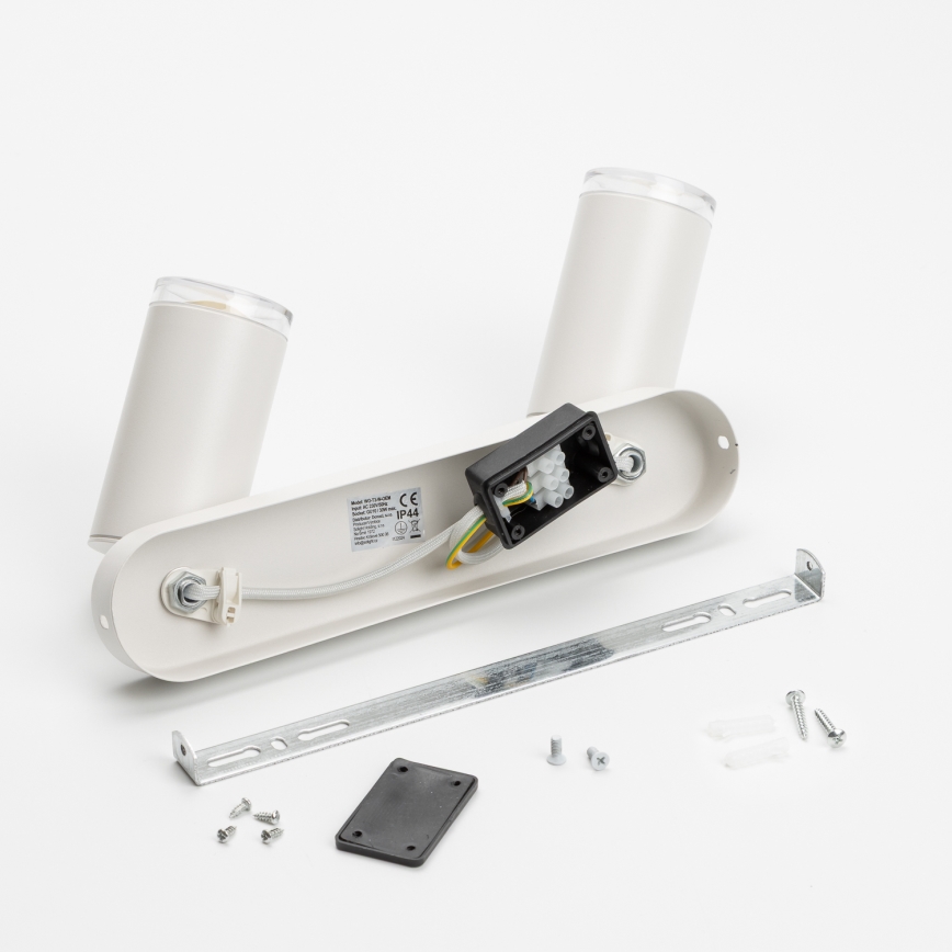 Brilagi - Spot łazienkowy SELE 2xGU10/30W/230V IP44 biały