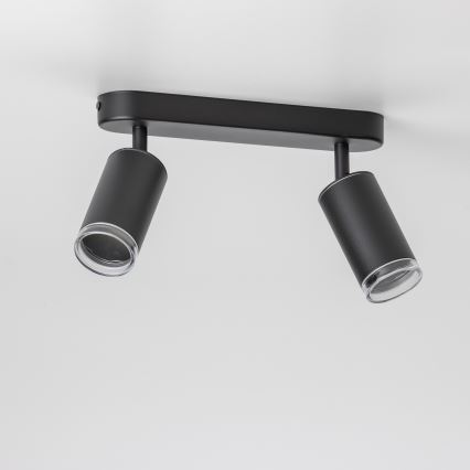 Brilagi - Spot łazienkowy SELE 2xGU10/30W/230V IP44 czarny