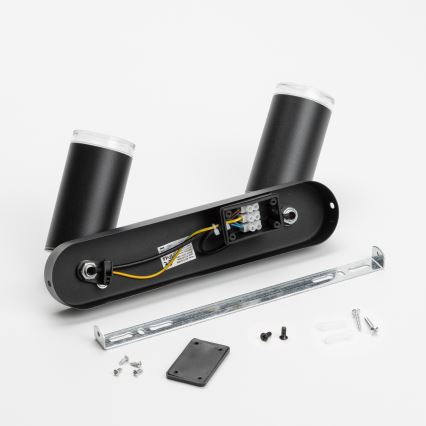Brilagi - Spot łazienkowy SELE 2xGU10/30W/230V IP44 czarny