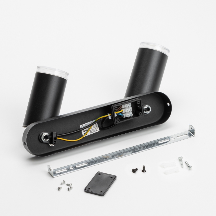 Brilagi - Spot łazienkowy SELE 2xGU10/30W/230V IP44 czarny