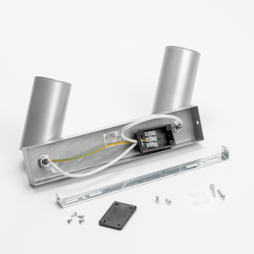 Brilagi - Spot łazienkowy SELE 2xGU10/30W/230V IP44 srebrny