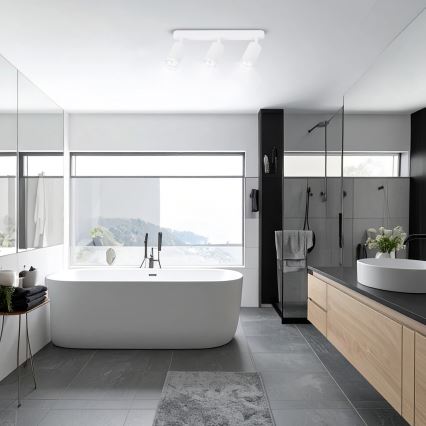 Brilagi - Spot łazienkowy SELE 3xGU10/30W/230V IP44 biały