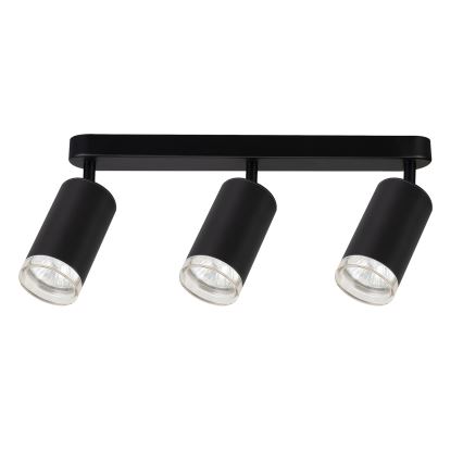Brilagi - Spot łazienkowy SELE 3xGU10/30W/230V IP44 czarny