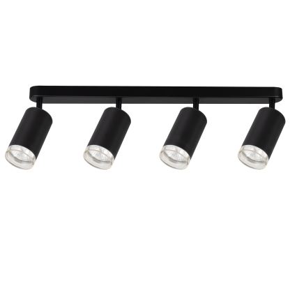 Brilagi - Spot łazienkowy SELE 4xGU10/30W/230V IP44 czarny