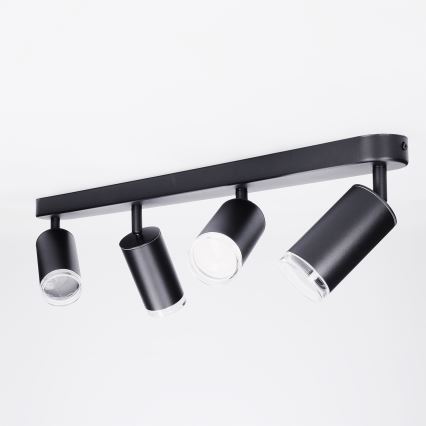 Brilagi - Spot łazienkowy SELE 4xGU10/30W/230V IP44 czarny