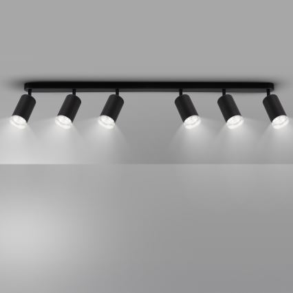 Brilagi - Spot łazienkowy SELE 6xGU10/30W/230V IP44 czarny